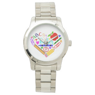 Teacher Heart Armbanduhr