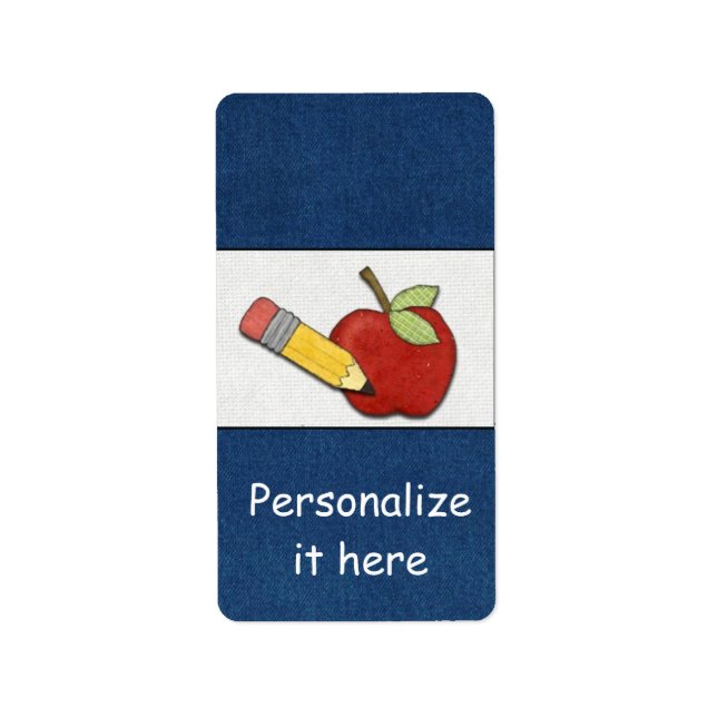 Teacher Hershey Miniature Candy Wrapper Labels Adressaufkleber (Vorne)