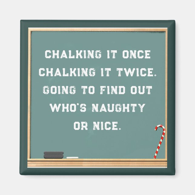 Teacher Holiday Geschenk Magnet (Vorne)