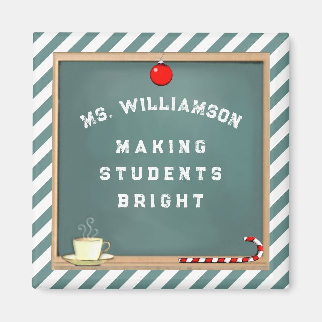 Teacher Holiday Geschenkmagnet Magnet (Vorne)
