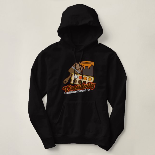 Teacher Job Künstler Malerei Maler Art Malerei Kun Hoodie (Design vorne)