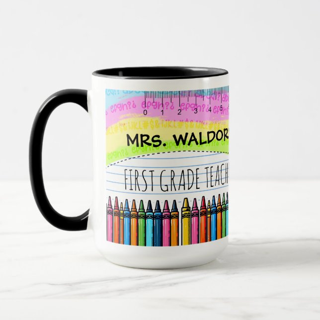Teacher-Klasse Fakultät Kaffee-Tasse Tasse (Links)