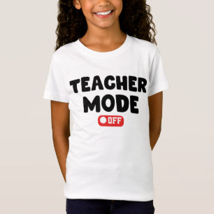 Teacher Modus off Trendy Desing , Funny Sayings T-Shirt