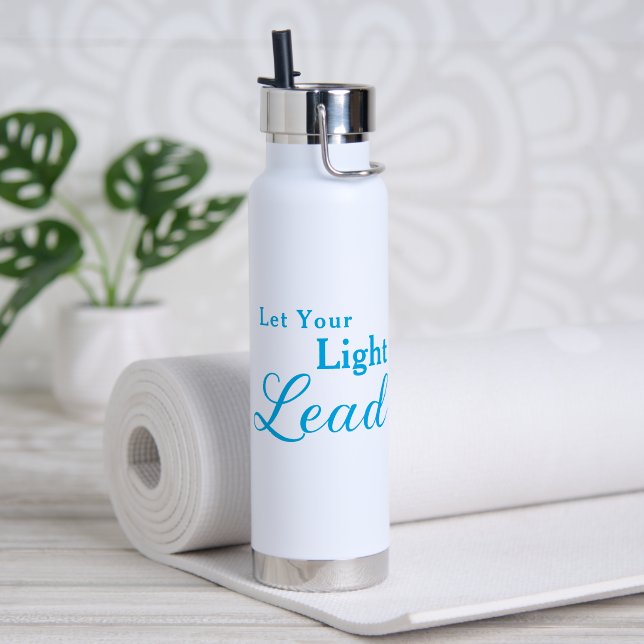 Teacher Motivation Quote Inspiration Trinkflasche (Yoga (gedreht)
