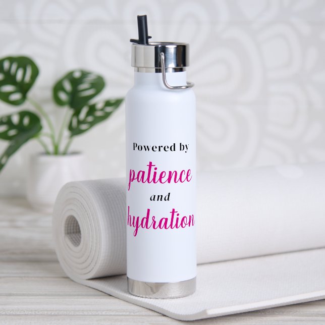 Teacher Motivation Quote Inspiration Trinkflasche (Yoga (gedreht)