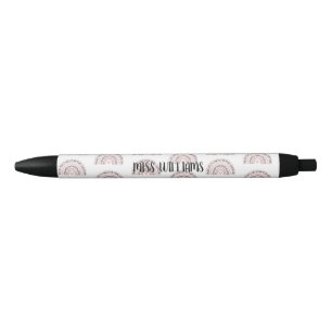 Teacher Mute Rainbow Name Black Ink Pen Kugelschreiber