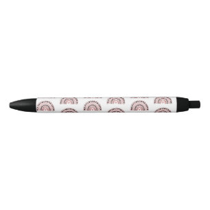 Teacher Mute Rainbow Pink Black Ink Pen Kugelschreiber