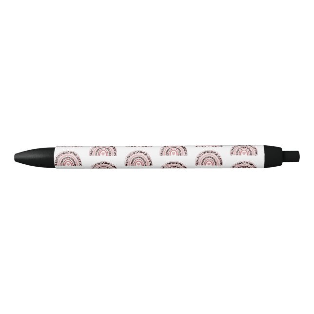 Teacher Mute Rainbow Pink Black Ink Pen Kugelschreiber (Vorderseite)