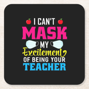 Teacher My Extil Of Being Your Teacher Rechteckiger Pappuntersetzer