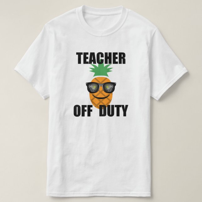 Teacher Off Duty Design - T-shirt pour hommes (Design devant)