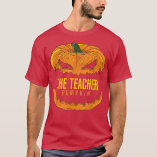 Teacher Pumpkin Matching Family Group Halloween Pa T-Shirt