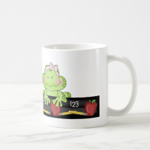Teacher-Spaß-Tasse für Boy & Girl Frog School Coff Kaffeetasse