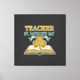 Teacher & Student Class of 2026 - Knowledge is Lig Leinwanddruck