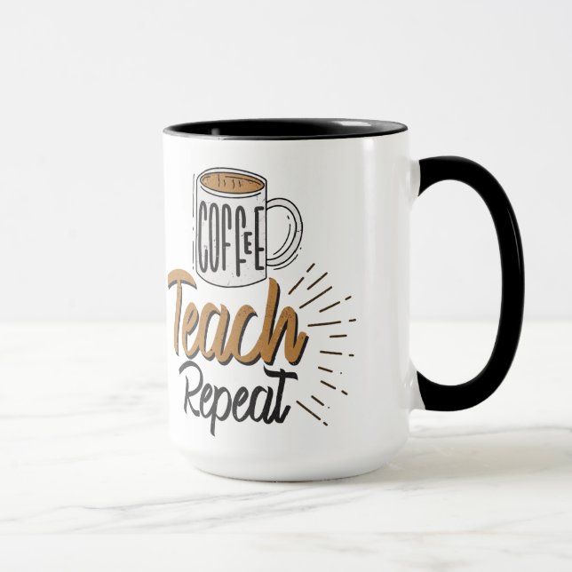 Teacher-Tasse für Kaffeetrainings Tasse (Rechts)