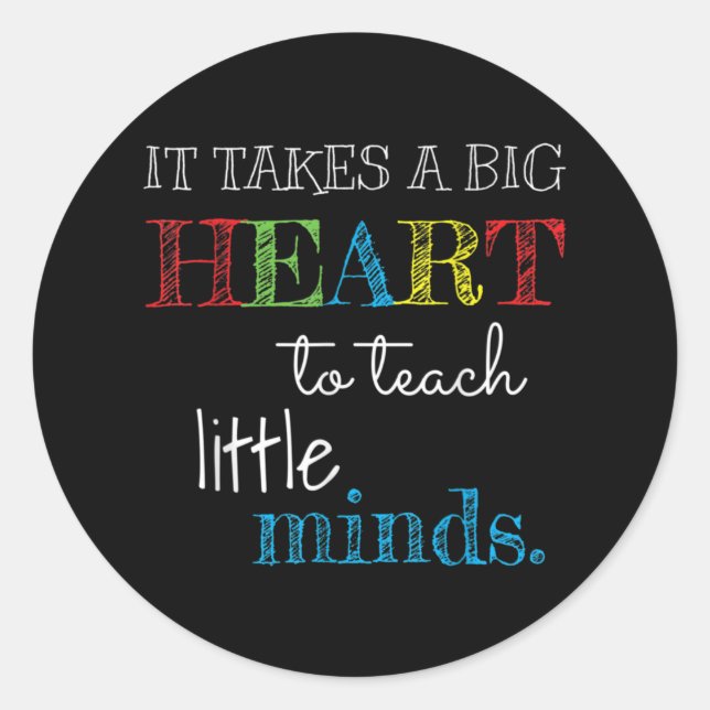 Teacher- Teacher Appreciation- Teacher Runder Aufkleber (Vorderseite)