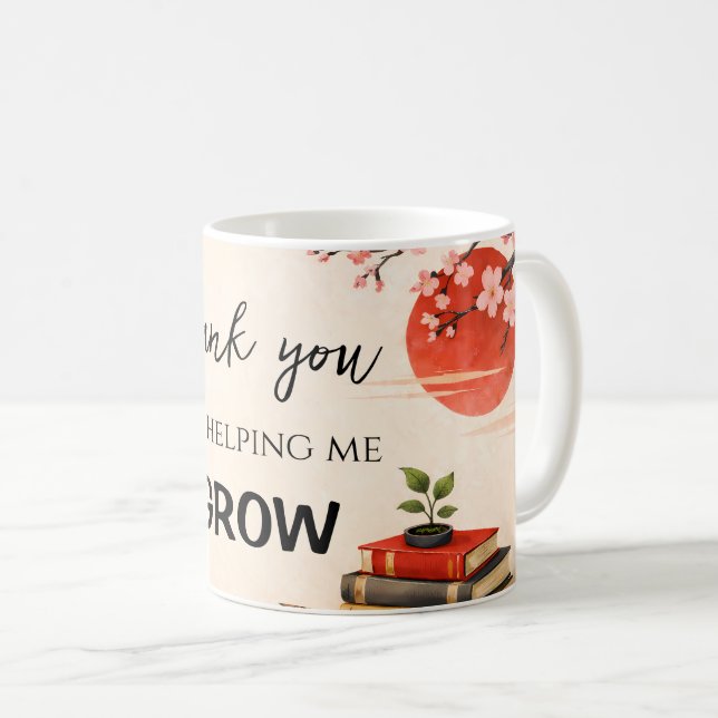 Teacher Thank You Gift | End of School Year Kaffeetasse (VorderseiteRechts)