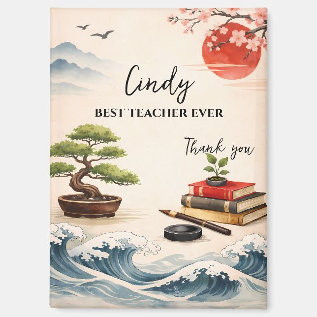 Teacher Thank You Gift | End of School Year Magnet (Vorderseite)