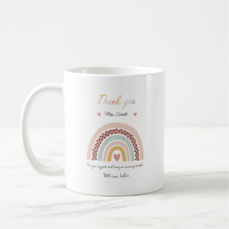 Teacher thank you Rainbow Mug Kaffeetasse