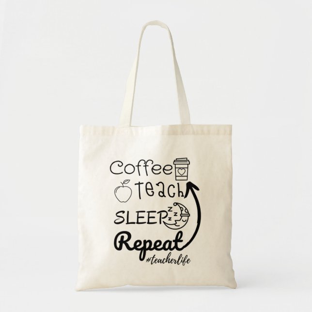 Teacher Tote Bag Tragetasche (Vorne)