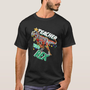 Teacher Tree Rex Weihnachtslehrer T Rex Dinosaur T-Shirt