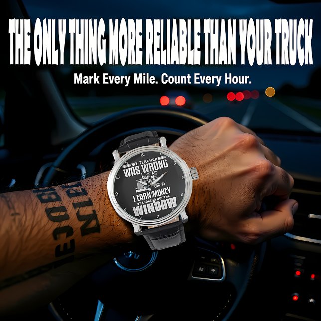 Teacher Was Wrong, I Earn Money Armbanduhr (Von Creator hochgeladen)