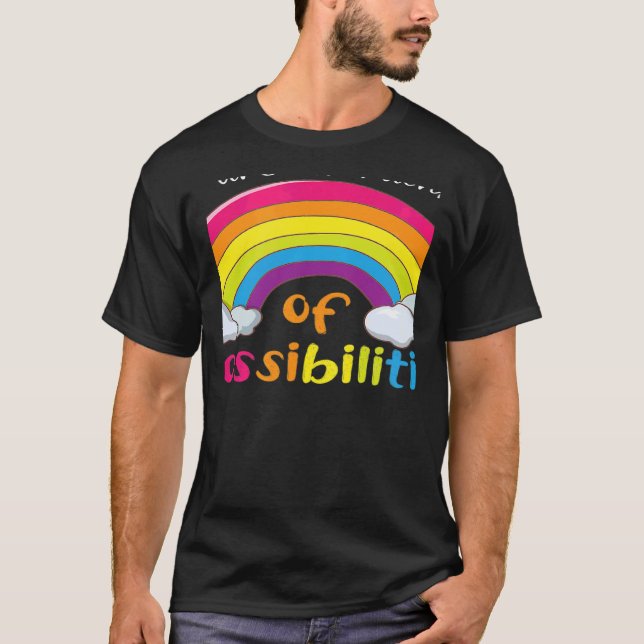 Teacher You are a rainbow of possibilities 1 T-Shirt (Vorderseite)