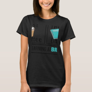 Teacher zuerst Kaffee dann Daten, die ich verdiene T-Shirt
