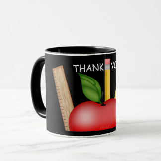 Teacher's Apple Custom Blackboard Mug