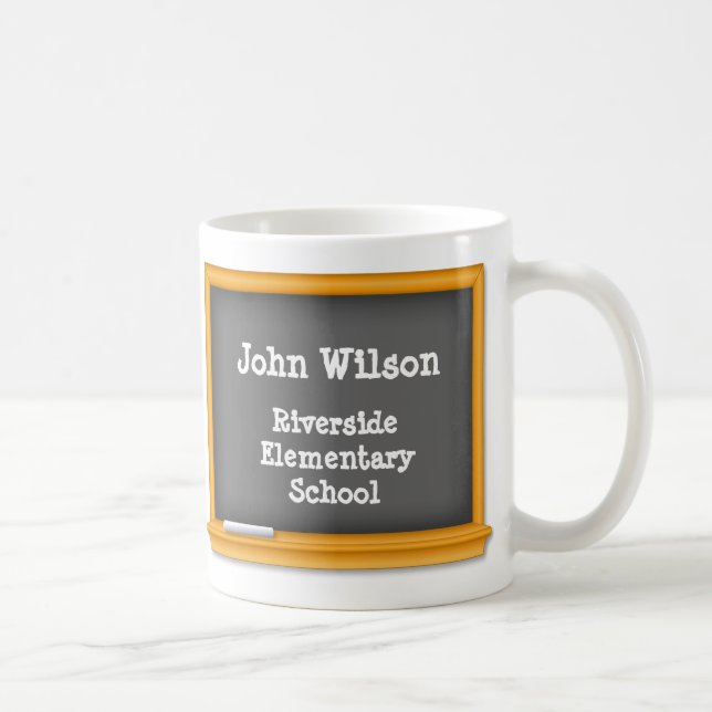 Teacher's Lounge Mini Chalkboard Kaffeetasse (Rechts)