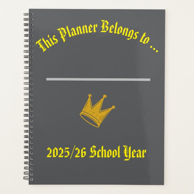 Teachers Planner with space for name Planer (Vorderseite)