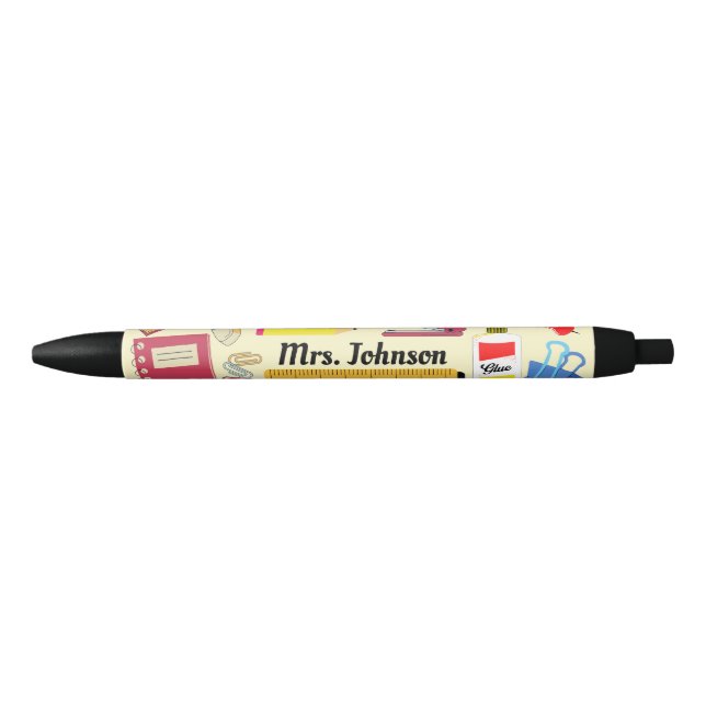 Teacher's School Angebot Black Ink Pen Kugelschreiber (Vorderseite)