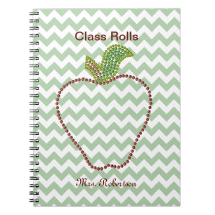 Teacher's Zickzack Apple Notebook Notizblock