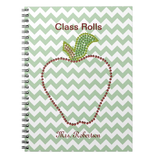 Teacher's Zickzack Apple Notebook Notizblock (Vorderseite)