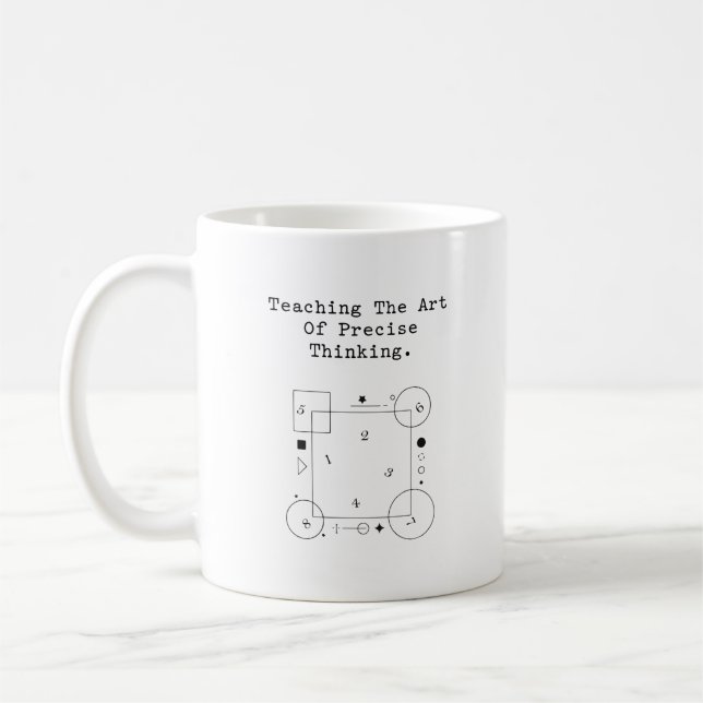 Teaching Art of Precise Thinking | Math Logic Kaffeetasse (Links)