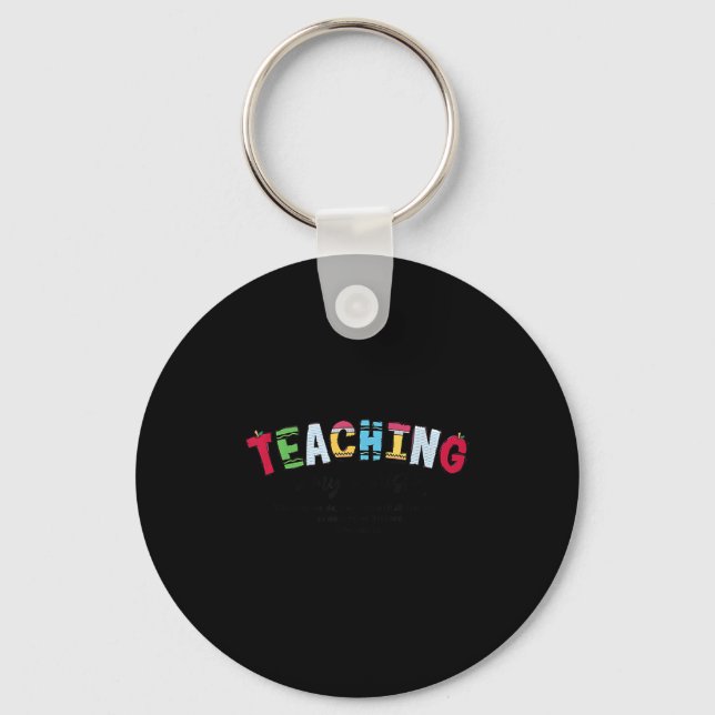 Teaching Is My Ministry Christian Teacher Bible Ve Schlüsselanhänger (Vorderseite)