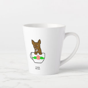 Teacup Chihuahua Kleine Latte-Tasse Milchtasse
