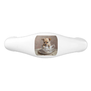 Teacup Chihuahua Puppy Oil Paint, Keramik Schubladengriff