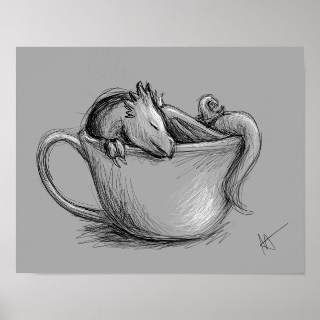 Teacup Dragon Poster (Vorne)