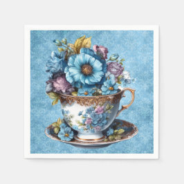 Teacup Napkins perfekt für Teezeit Serviette