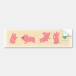 Teacup Piggies Autoaufkleber