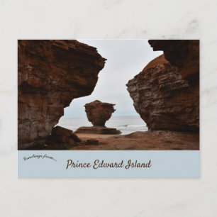 Teacup Rock Prince Edward Island Kanada Postkarte