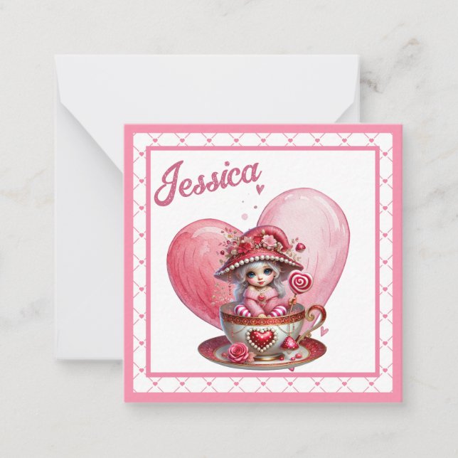 Teacup Süssen Mitteilungskarte (Vorderseite)