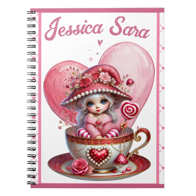 Teacup Süssen Notizblock (Vorderseite)