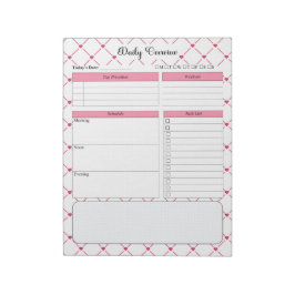 Teacup-Süssen _ Tägliche Übersicht Notizblock