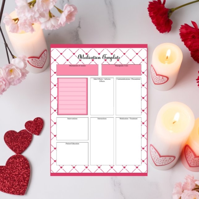 Teacup-Süssen _ Vorlage für die Medikation Notizblock (Von Creator hochgeladen)