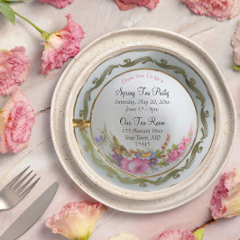 Teacup Tea Party Einladung