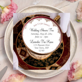 Teacup und Saucer Bridal Dusche Einladung