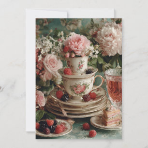 Teacup Whimsy Tea Party Fun Einladung