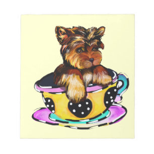 TEACUP YORKIE POO NOTIZBLOCK