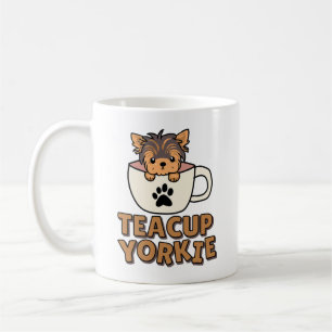 Teacup Yorkie Welpe  Kaffeetasse